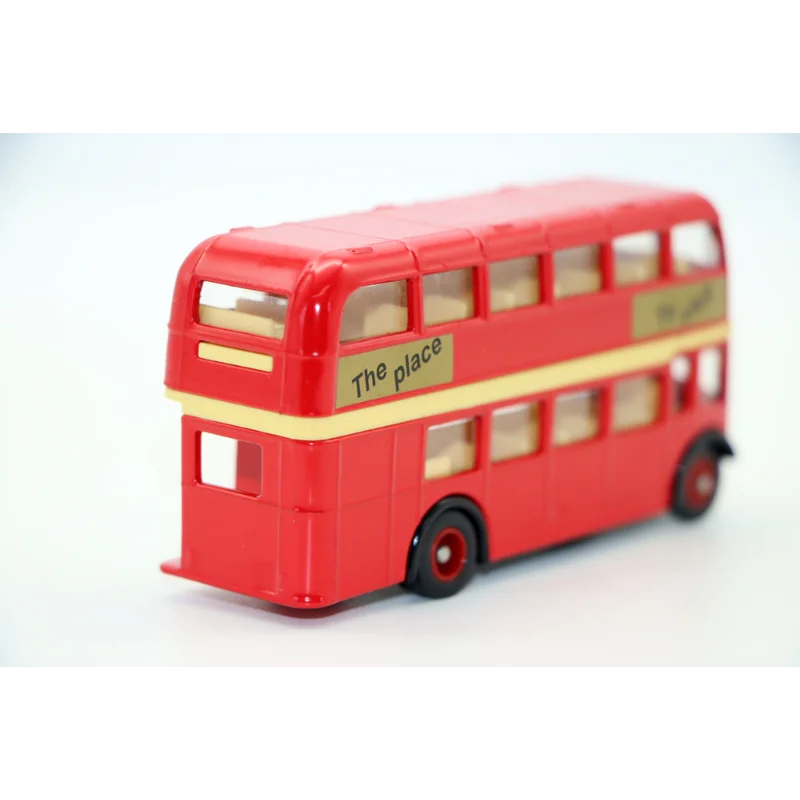 Bristol britannico pressofuso Lodekka a due piani modello di autobus in lega di Londra giocattolo da collezione regalo souvenir display ornamento