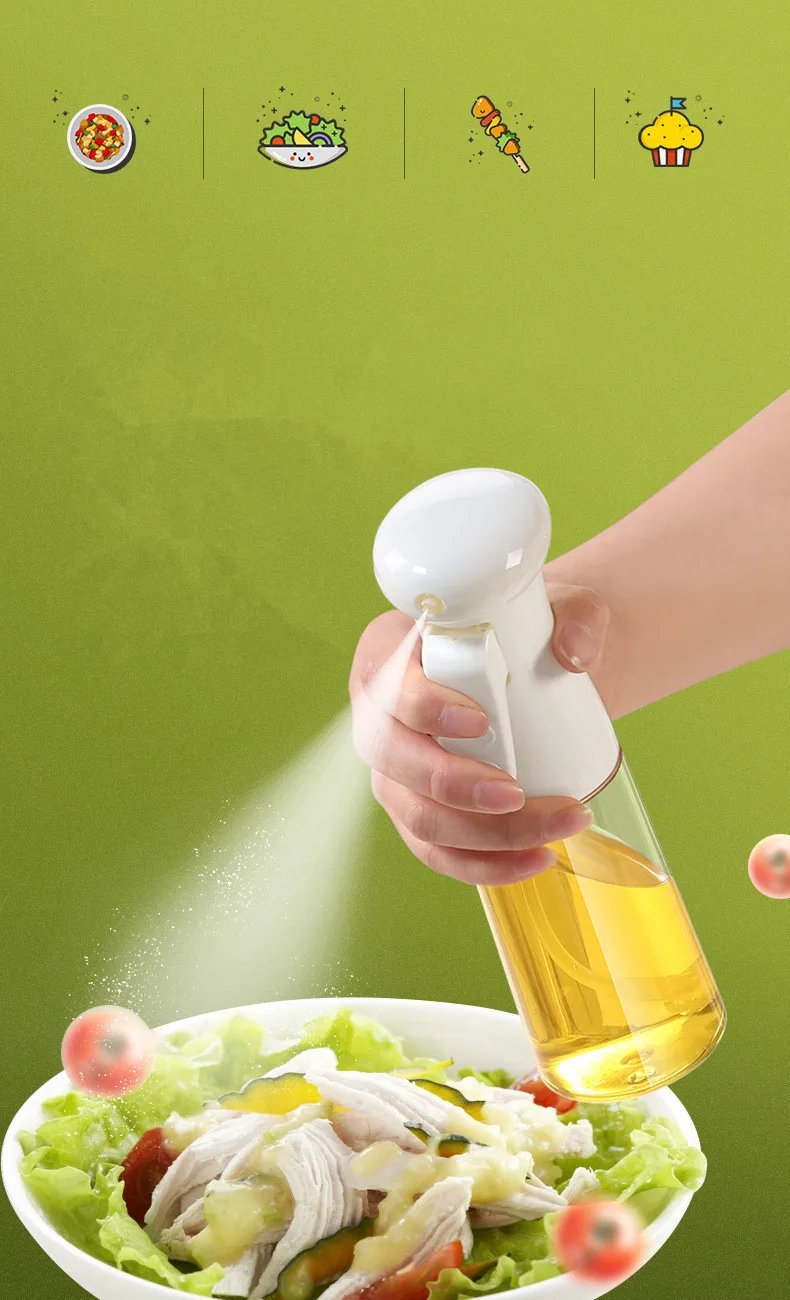 

Oil Spray Bottle Cooking Baking Vinegar Mist Sprayer Barbecue Spray Bottle for Kitchen Cooking BBQ Grilling Roasting OK 1116