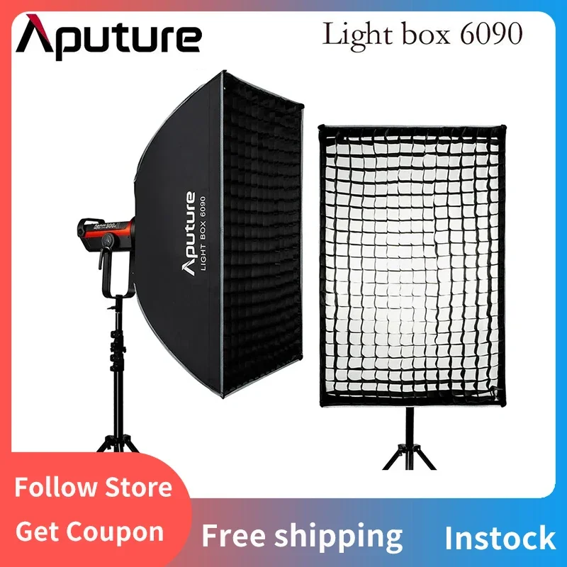 

Aputure Light Box 6090 Softbox Bowens Mount Rectangular StandardLightweight For Aputure 300x Amaran 60x/60d/100d/100x