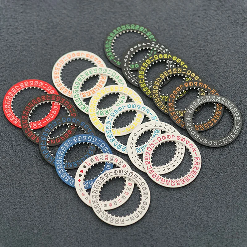 

Mod NH35 NH36 Date Dial Fits For NH35 NH36 Movement SKX007 SKX009 Watch Automatic Mechanical Date Dial Watch Refit Parts