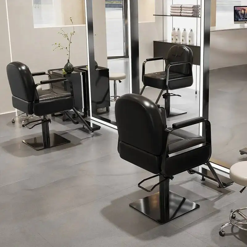 Muebles Accesorios De peluquería Sillas De peluquero barbería Sillas De salón profesionales De lujo equipo Sillas De Barbero salón