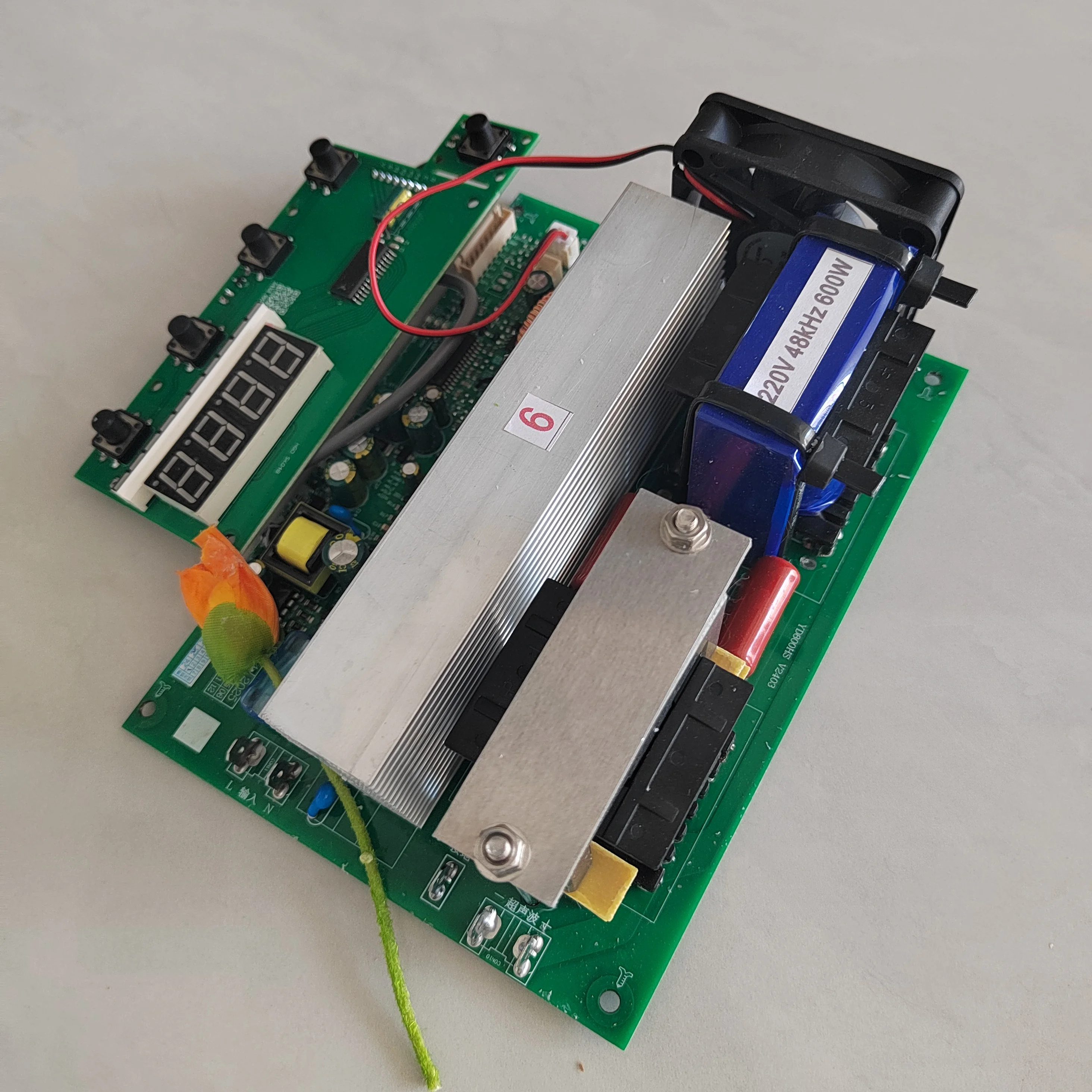 40KHZ 200W-900W PCB Type Ultrasonic Generator With Display Board Timer and Power Adjust