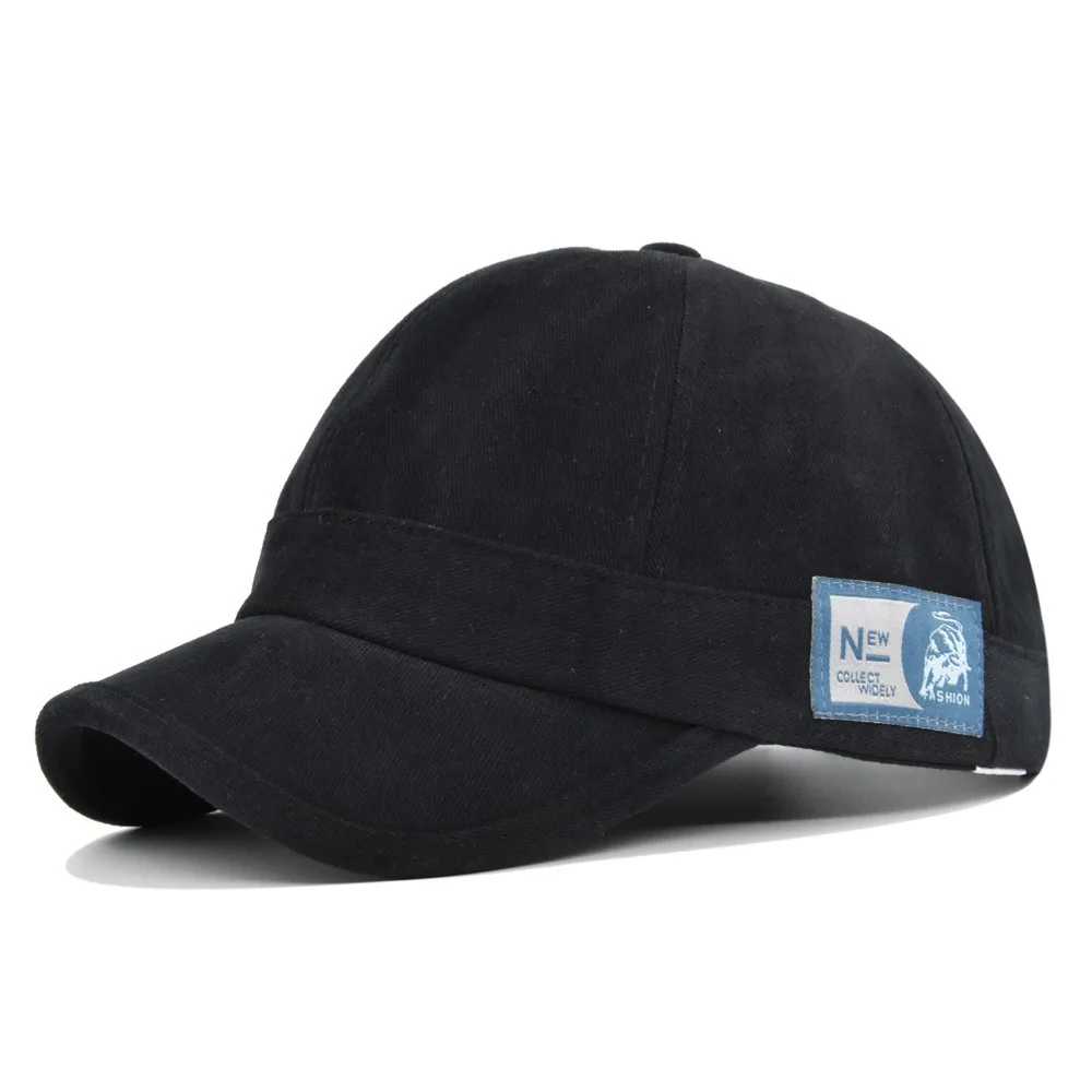 

Washed Cotton Golf Dad Hat New Short Brim Baseball Solid Color Duckbill Cap Korean Style Sunshade Sun Protection Spring Hat