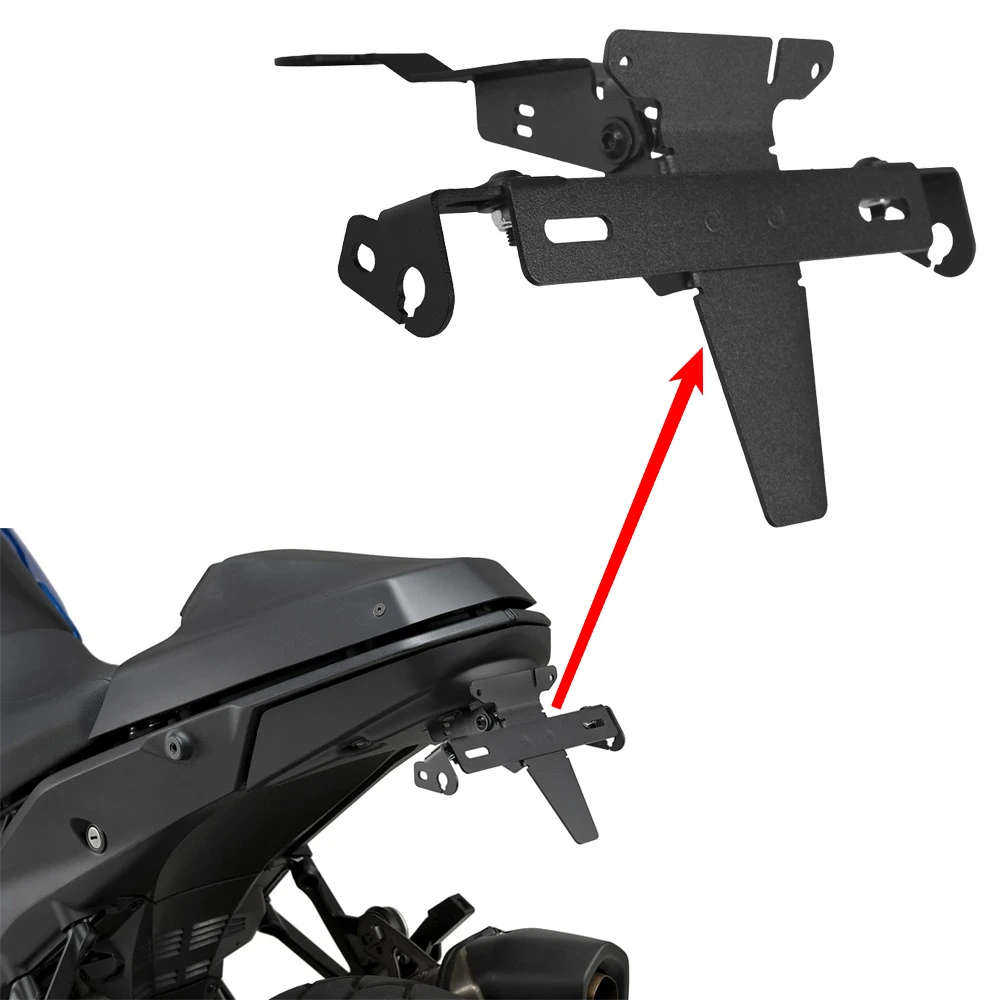 For BMW R1300GS 2026 License Plate Holder Motorcycle Registration Supporting Frame Rear Tail Number License Support Accessories