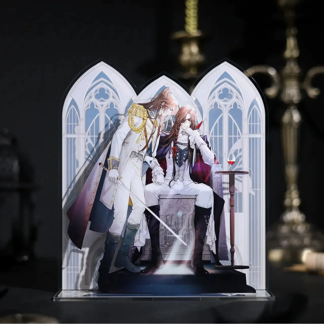 Anime Heaven Official's Blessing Xie Lian Hua Cheng Cosplay Decoration Xmas Gift Acrylic Double Standing Sign Cartoon Ornaments