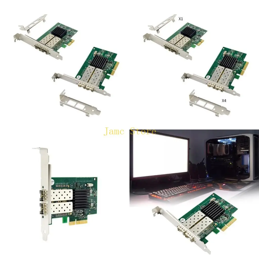 

LX0B 2-портовая сетевая карта PCIE 1 ГБ Ethernet для гигабитной сети 82576EB