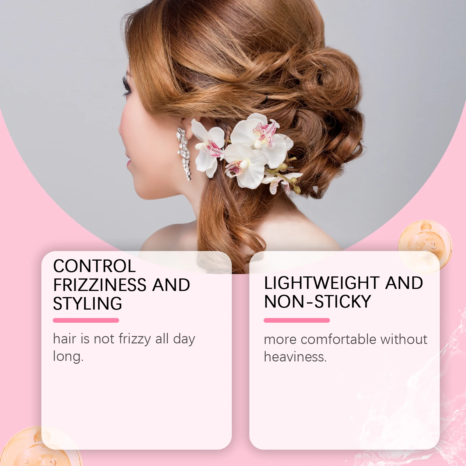 3in1 كريم تصفيف الشعر طويل الأمد التحكم في الحواف تجعيد الشعر كريم تصفيف الشعر تيمز كسر فيكس بانج دهن جل شعر صغير صغير #4