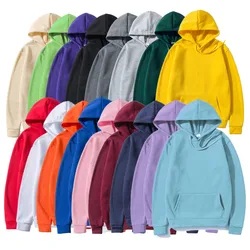 Sudadera con capucha para hombre y mujer, suéter informal de color liso, moda de otoño, novedad de 2023