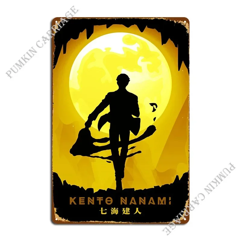 Nanami Kento Metal Sign Retro Cinema Pub Classic Tin Sign Poster