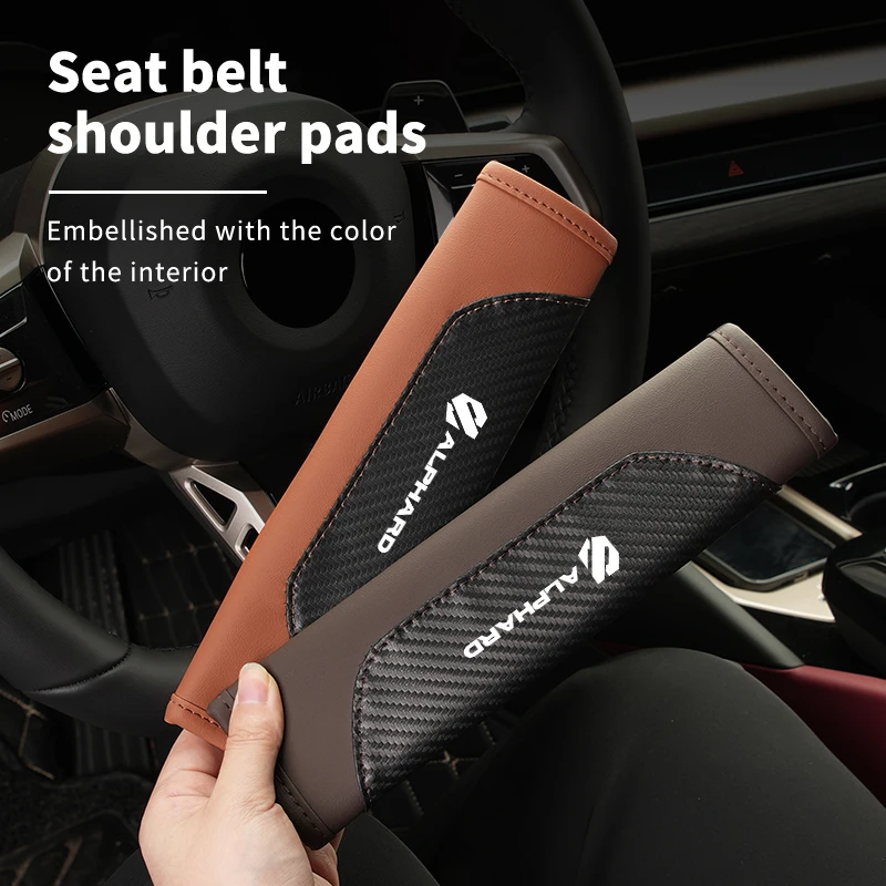 حزام أمان السيارة غطاء حماية الكتف حزام الأمان الحشو منصات لتويوتا يارس كورولا بريوس أوريس حقوق الإنسان لاند كروزر RAV4