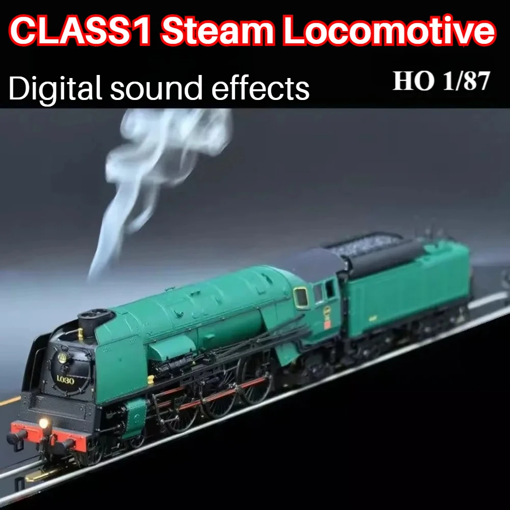 

HO Scale 1/87 Model Train CLASS1 Steam Locomotive with Digital Sound and Smoke Effects 25480 Realistic Model Boys' Toy Gift