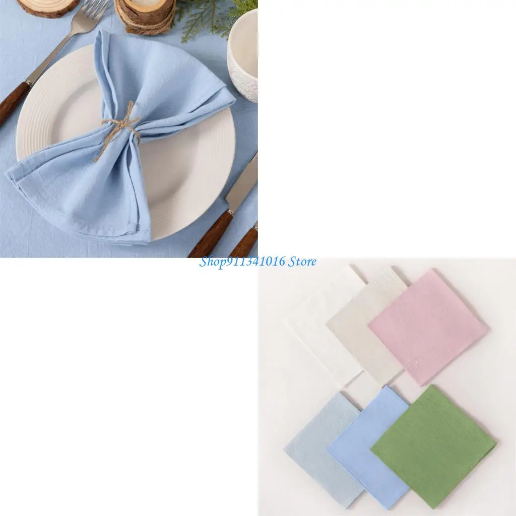 Guardanapos quadrada algodão resistente