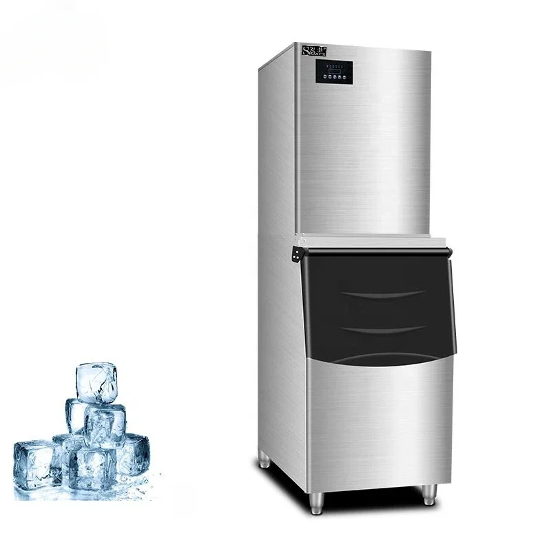 Electric Ice Cube Maker R22 Automatic Ice Block Making Machine Maker 250kg/h Ice Maker Machine Provided SC Commercial Restaurant