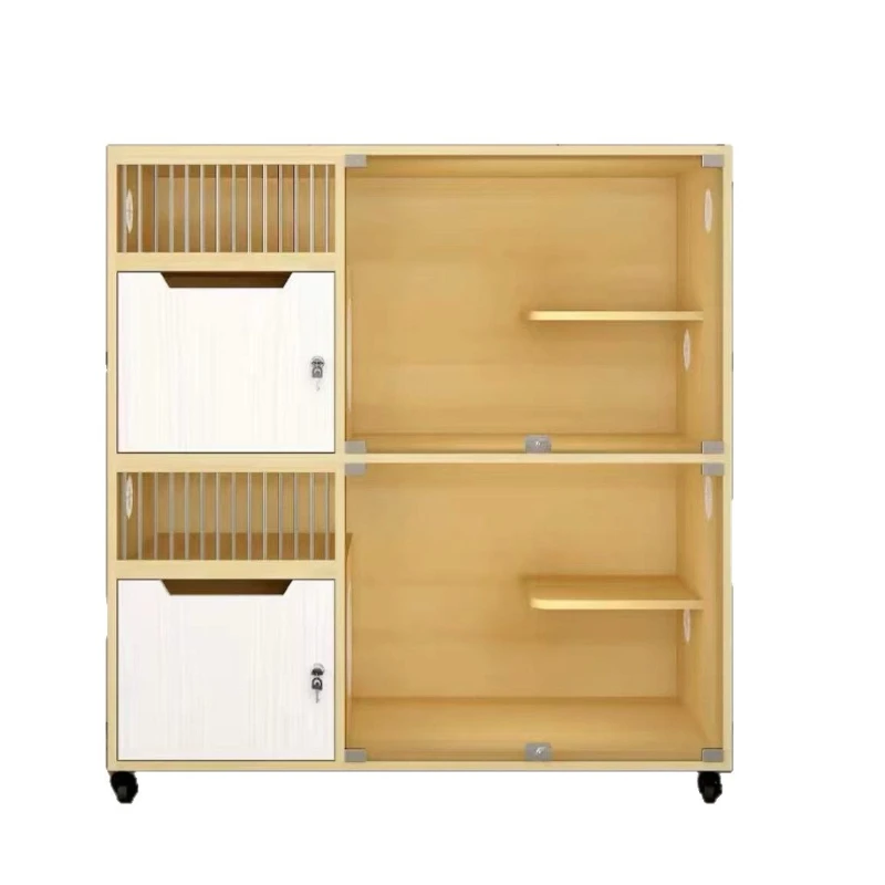 

Solid wood cage breeding cabinet, cat nest, cat house foster care