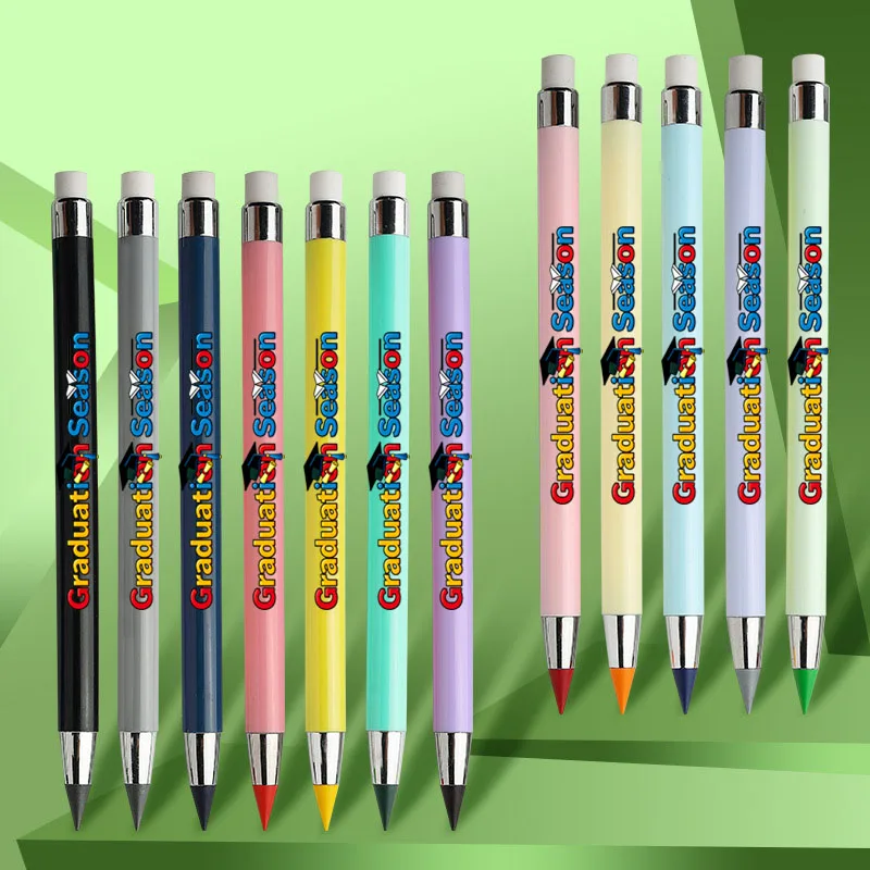 

12pcs Graduation Season Series Eternal Pencils Macaron-colored non-breakable student sketch Colored Pencils