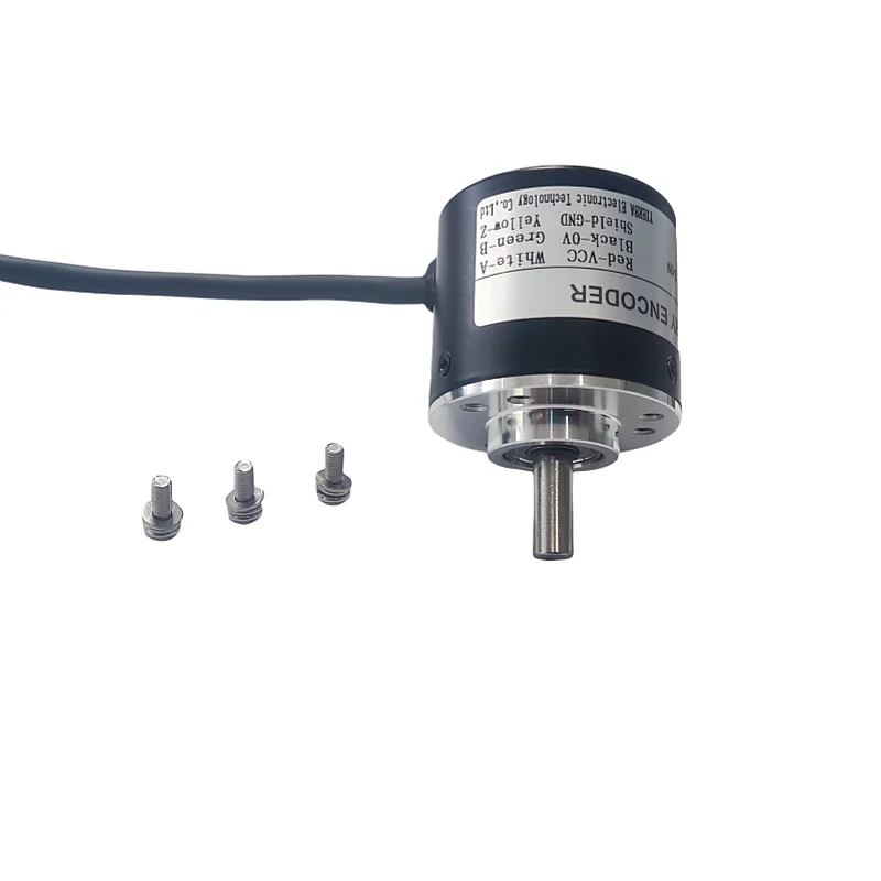 Codificador rotativo fotoelétrico incremental de 600 pulsos DC5-24V substituição para codificador E6B2-CWZ6C 600p/r novo codificador incremental