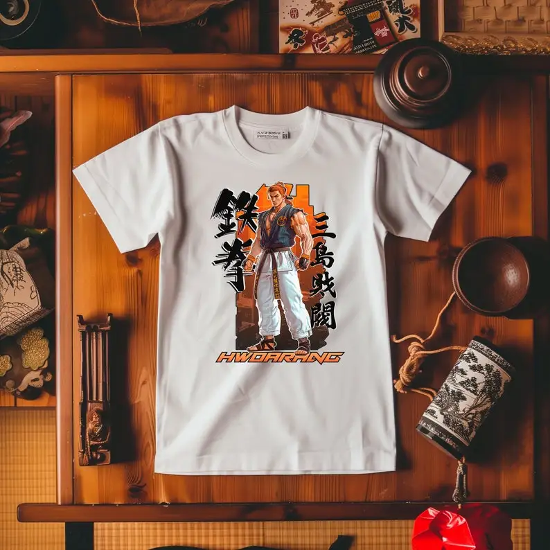 

TEKKEN Hwaorang Anime T Shirt | Men's Tekken Game Tee | Gaming Streetwear Graphic T-Shirt Gifts for Gamers Stylish Japanese Anim