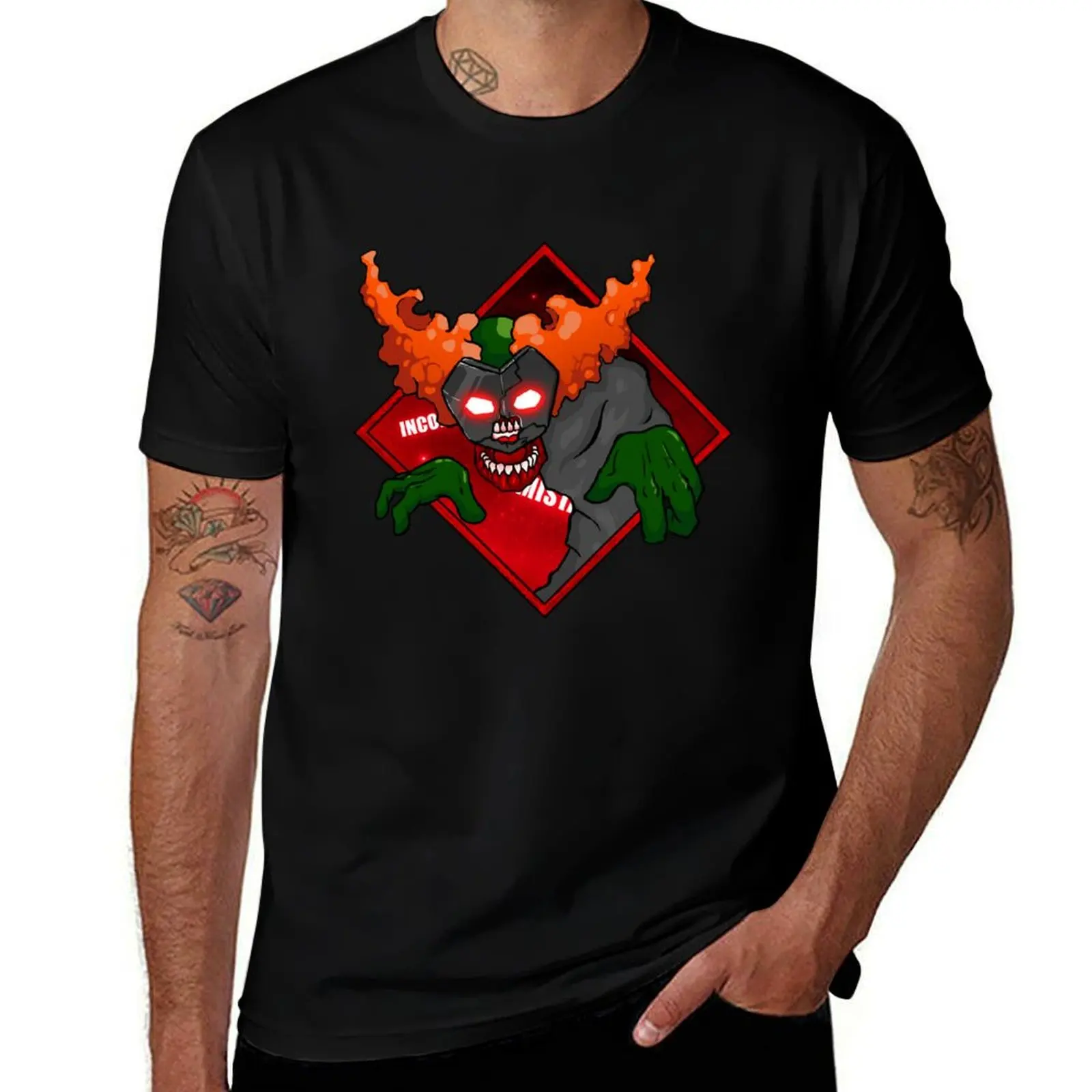 Madness combat Raging Tricky the clown T-Shirt Basic Lightweight Short Sleeve Tee T-Shirt