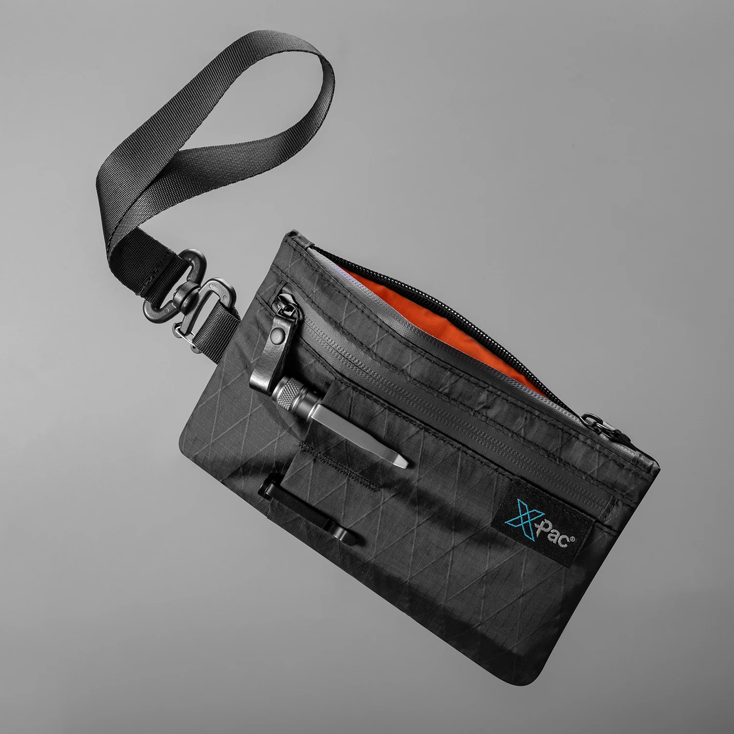 X-pac RFID-blockierende Diebstahlschutz-Geldbörse mit Kartenhalter und Geldfach – X-Pac Reisehandtasche mit Handschlaufe – Detail 6