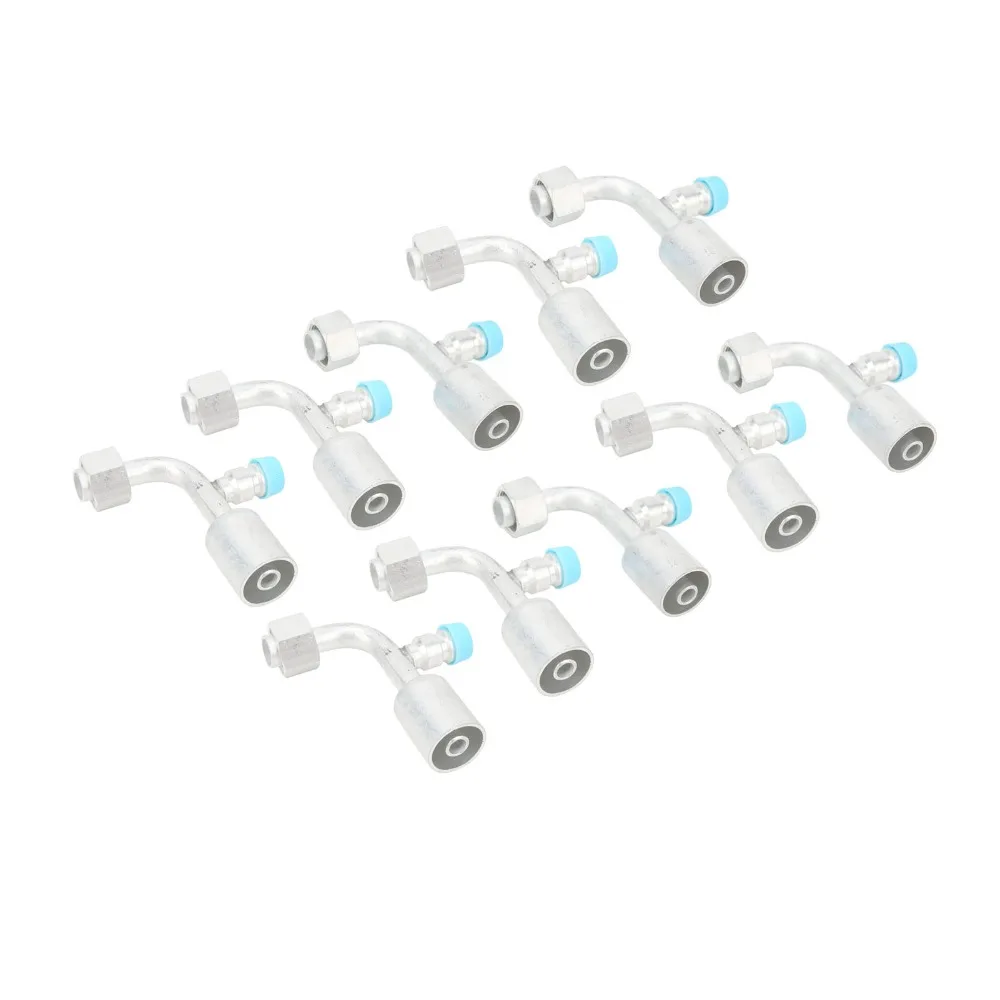 

10PCS Car AC Hose Connector Universal Aluminum