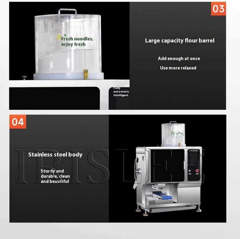 Fully Automatic Fresh Noodle Making Machine Small Sized Electric Hand Pulled Noodle Making Machine