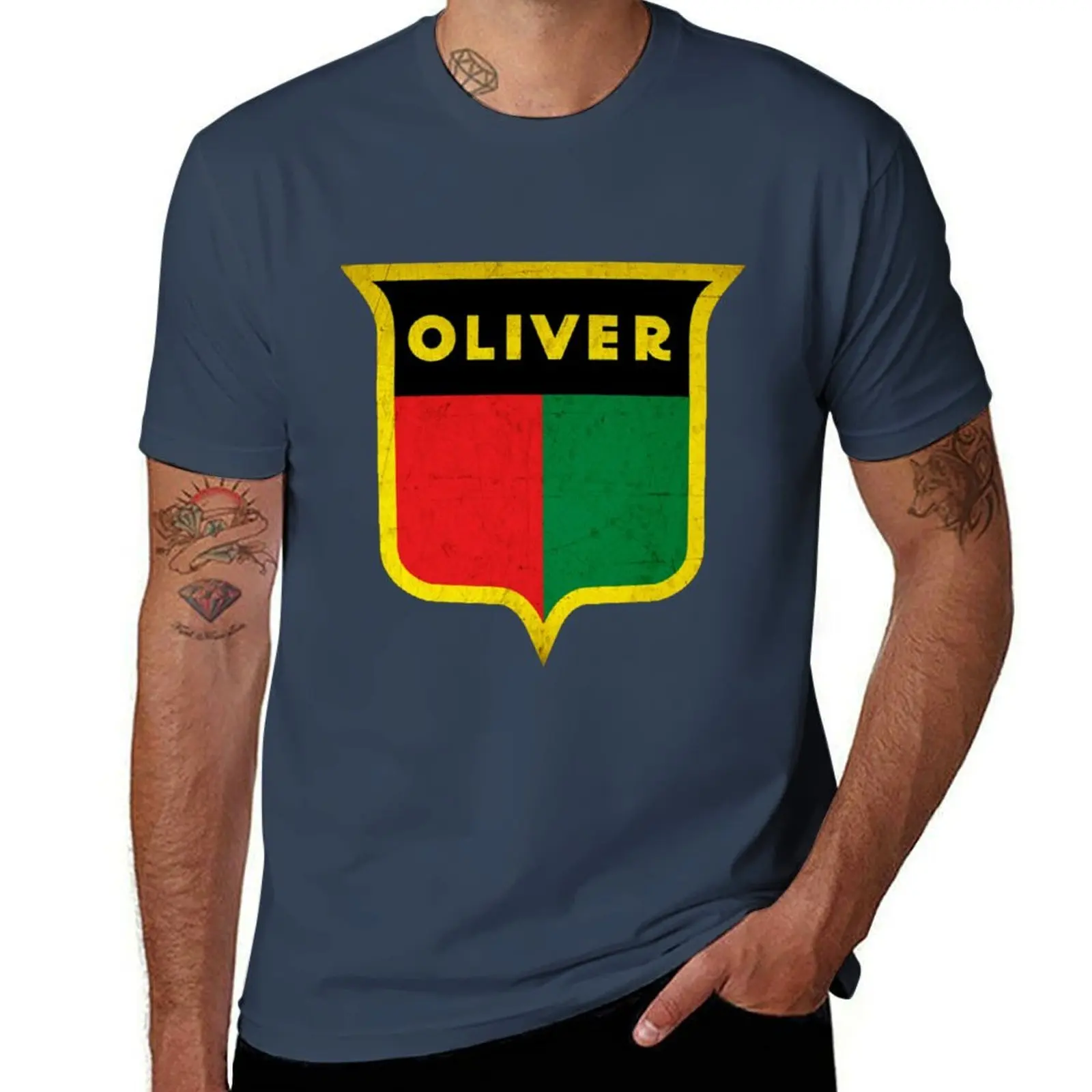 

Oliver Farm Tractors and equipment T-Shirt Casual Basic Street Style T-Shirt