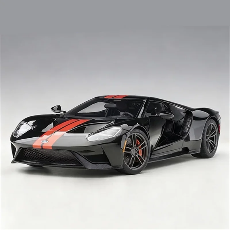 1:24 Ford GT Alloy Sports Car Model Diecasts Metal Racing Vehicles Car Model Simulation Sound and Light Collection Kids Toy Gift