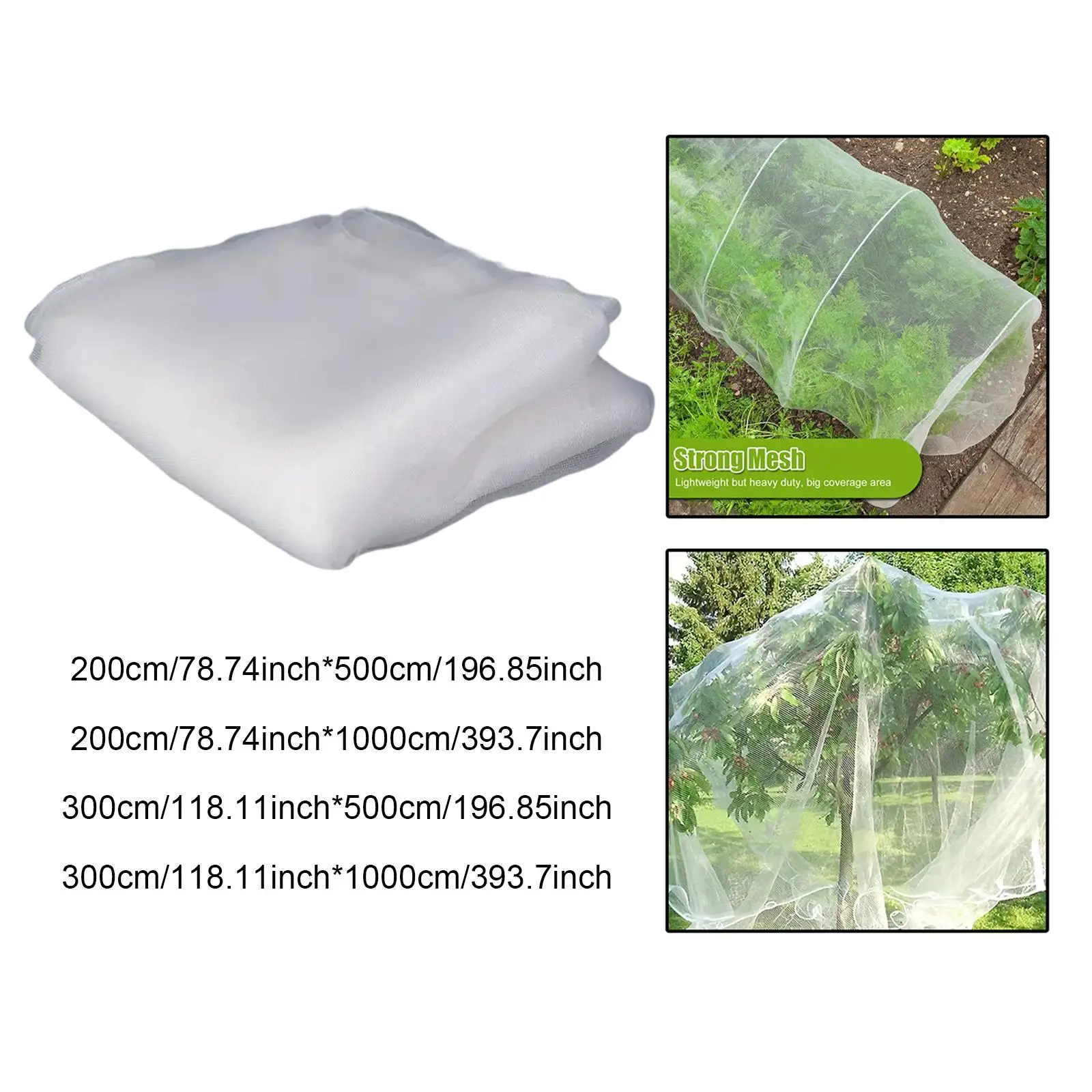 

Garden Netting Barrier Bird Netting Breathable Plant Cover Row Cover for Figs Flowers Blueberry Greenhouse Crops