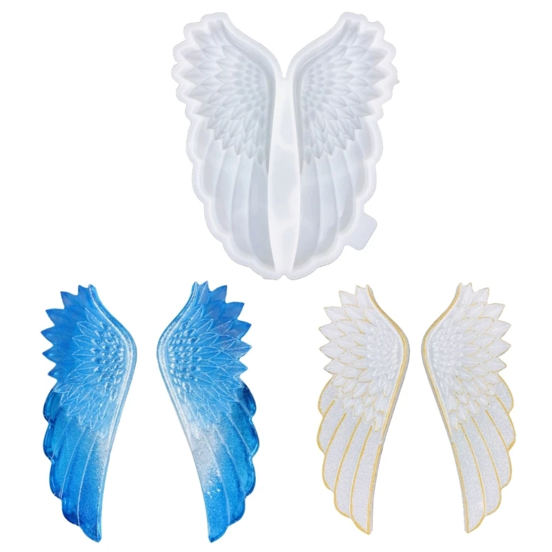 

DIY Angel Wing Shaped Wall Ornament Silicone Mold Home Room Wall Decoration Hanging Pendant Charm Epoxy Resin Casting Mould