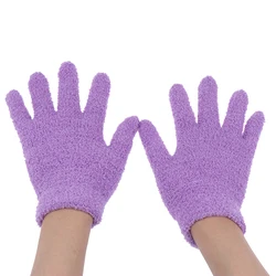 Lovely Coral Velvet Furry Breathable Gloves Winter Solid Color Versatile Plush Thickened Cold-proof