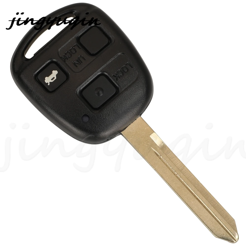 Jingyuqin 2/3Buttons Smart Remote Car Key Fob 433MHz 4D70 4C Chip P/N: 89071-0D030 For Toyota Yaris Avensis 2003 - 2011