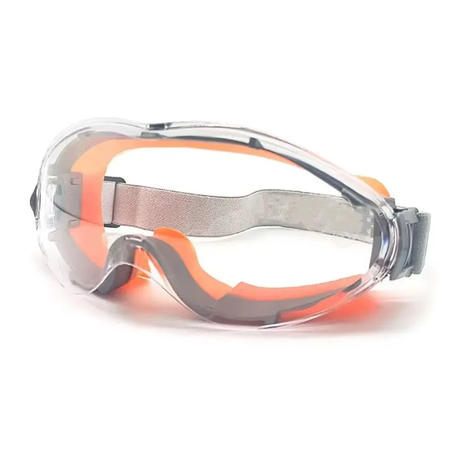 Large Frame Protective Goggles HD Transparent Anti-Ultraviolet Waterproof Anti-Fog Riding And Skiing Safety Sports Glasses
