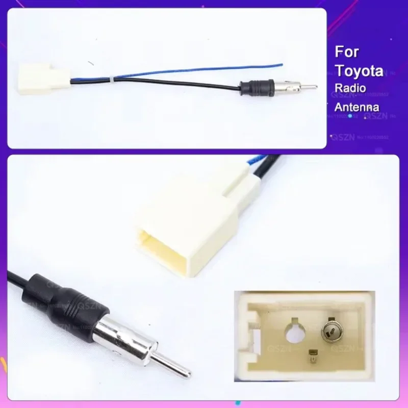 For Honda Toyota Kia Nissan VW Car Radio FM AM Antenna Converter Adapter Extended Line Plug DVD Android Multimedia Navigation