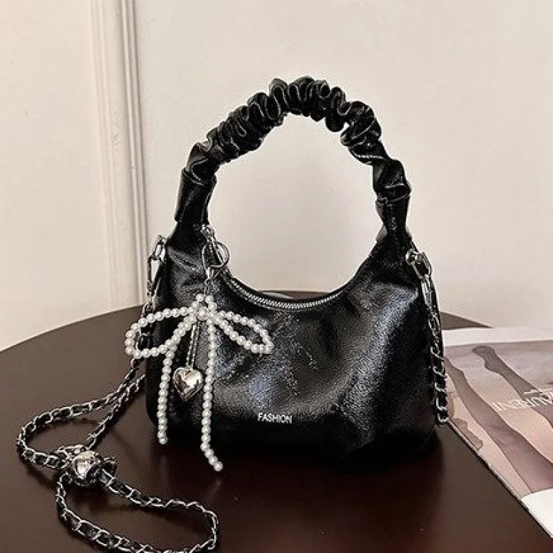 

Модный парижский модный роскошный клатч с элегантной отделкой и однотонной палитрой для женщин