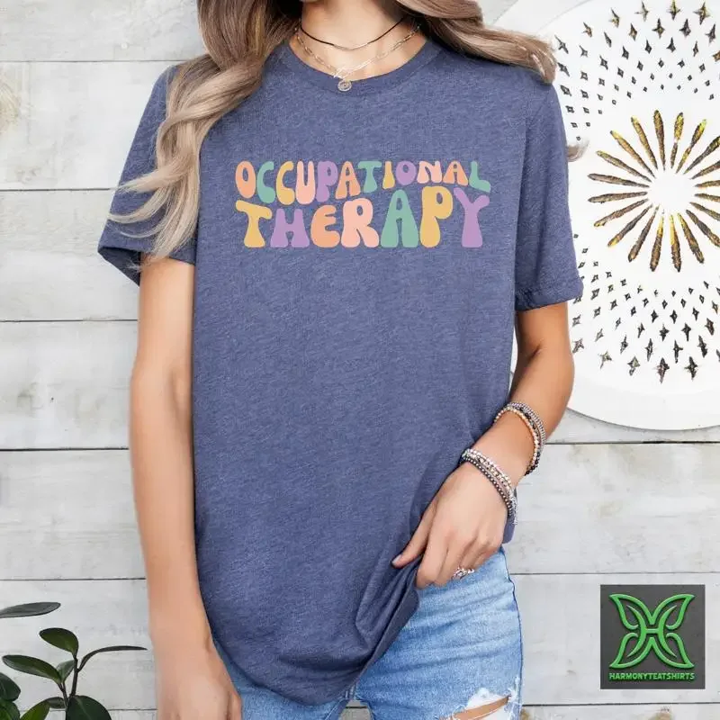 Retro Ot T Shirt Occupational Therapy Therapist Assistant Empowerment Special Education Sped Teacher