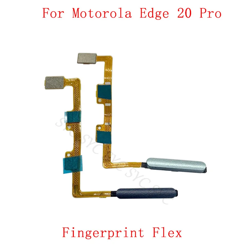 Fingerprint Sensor Button Flex Cable For Motorola Moto Edge 20 Pro Edge S Pro Touch Sensor Scanner Repair Parts