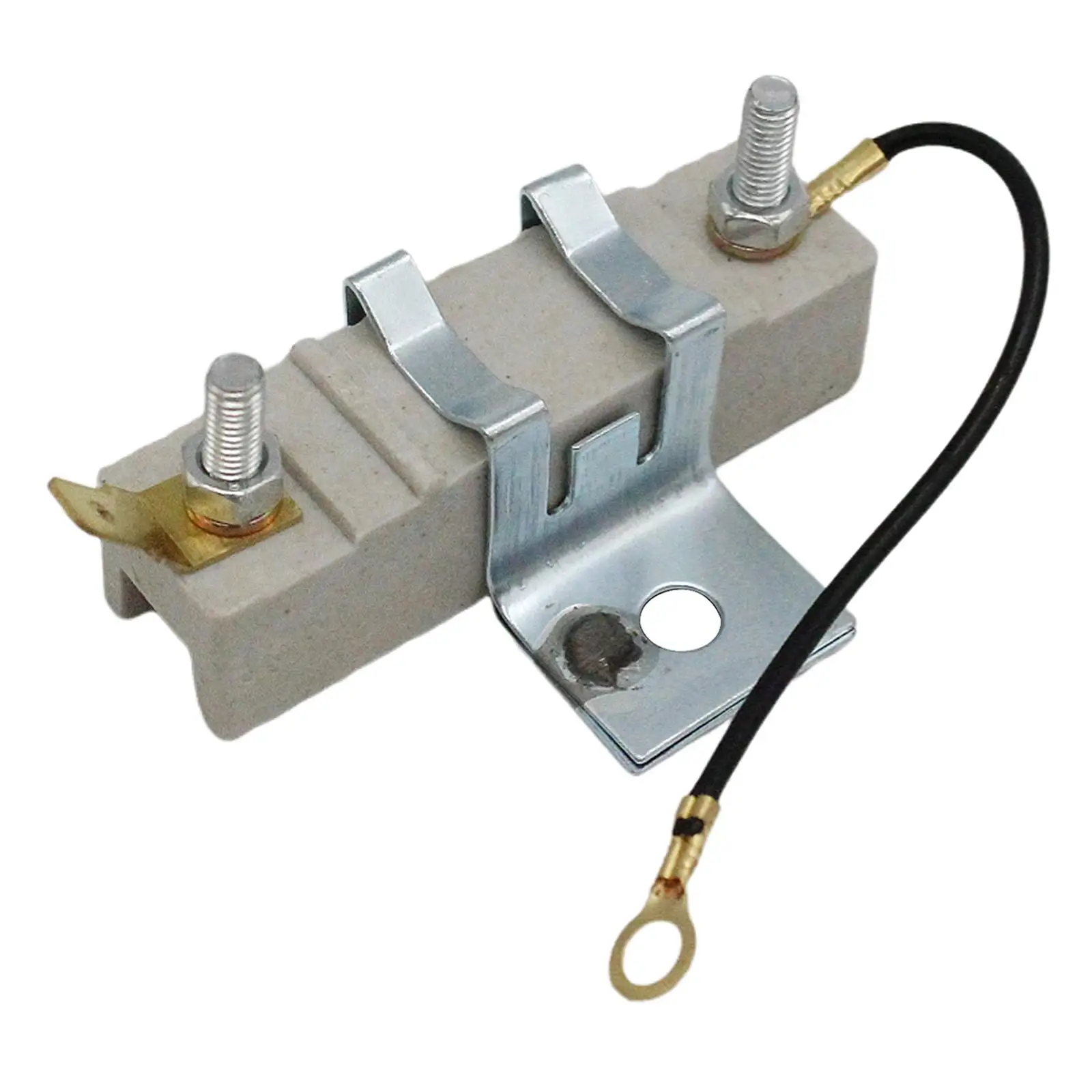 Premium Ballast Resistor Reliable Metal Coil Current Stabilizer Ignition Prolong Point Life for Vehicle Repair