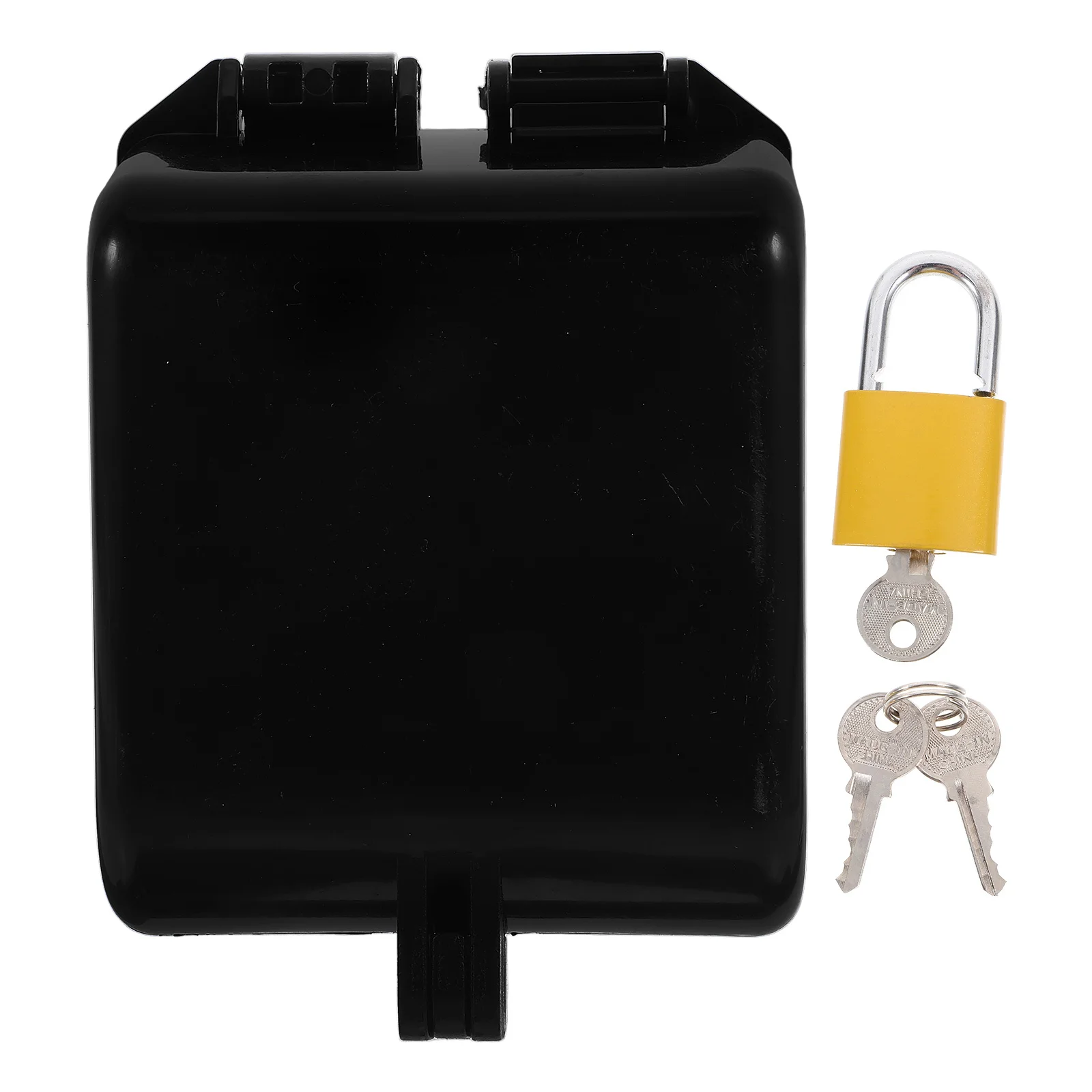 Outdoor Spigot Lock Anti-Theft Waterproof Cover Secure Garden Hose Lock Key Access Theft Protection Outdoor Faucets Protector