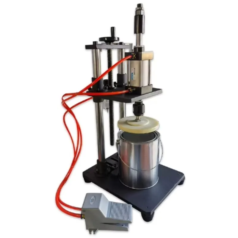 

5L Pneumatic Paint Can Capping Machine New Condition Small Iron Can Bottle Cap for Plastic Glass Bottles Metal Packaging