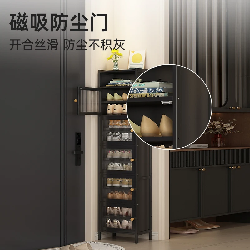 

shoe cabinet household entrance indoor entrance cabinet integrated small apartment corridor balcony large capacity multi-layer