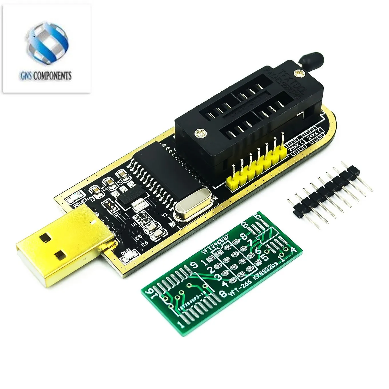 Original CH341A 24 25 Series EEPROM Flash BIOS USB Programmer Module + SOIC8 SOP8 Test Clip For EEPROM 93CXX / 25CXX / 24CXX