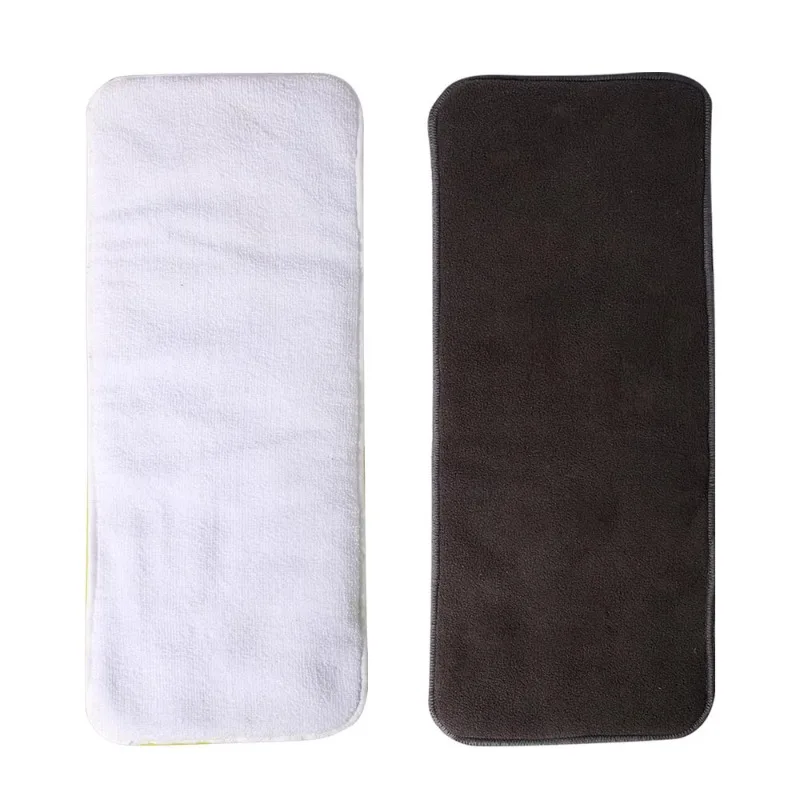 ผ้าอ้อมผู้ใหญ่ล้างทําความสะอาดได้ผู้สูงอายุแผ่นถ่านไม้ไผ่ Super Absorbent Fiber Underpads LeakProof Incontinence ผ้าอ้อมผ้า