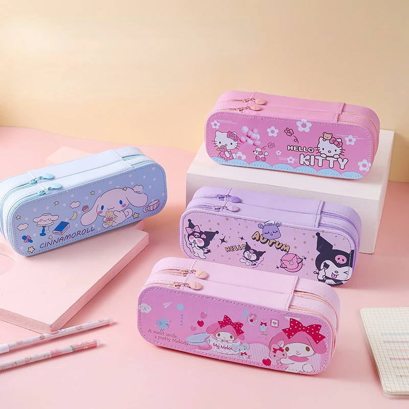 

Cinnamoroll Helloketty Kuromi Pencil Bag with Large Capacity for Girls and Primary Students