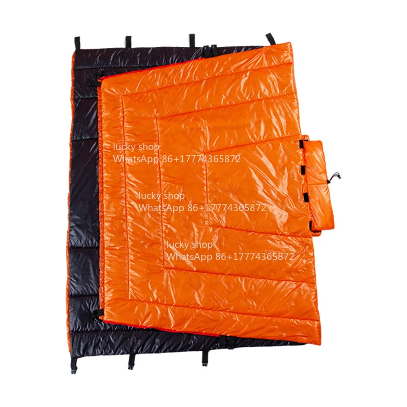 Outdoor Wearable Cloak, Cold Imitation Silk Cotton Sleeping Bag, Adult Warm Portable Quilt, Windshield Blanket