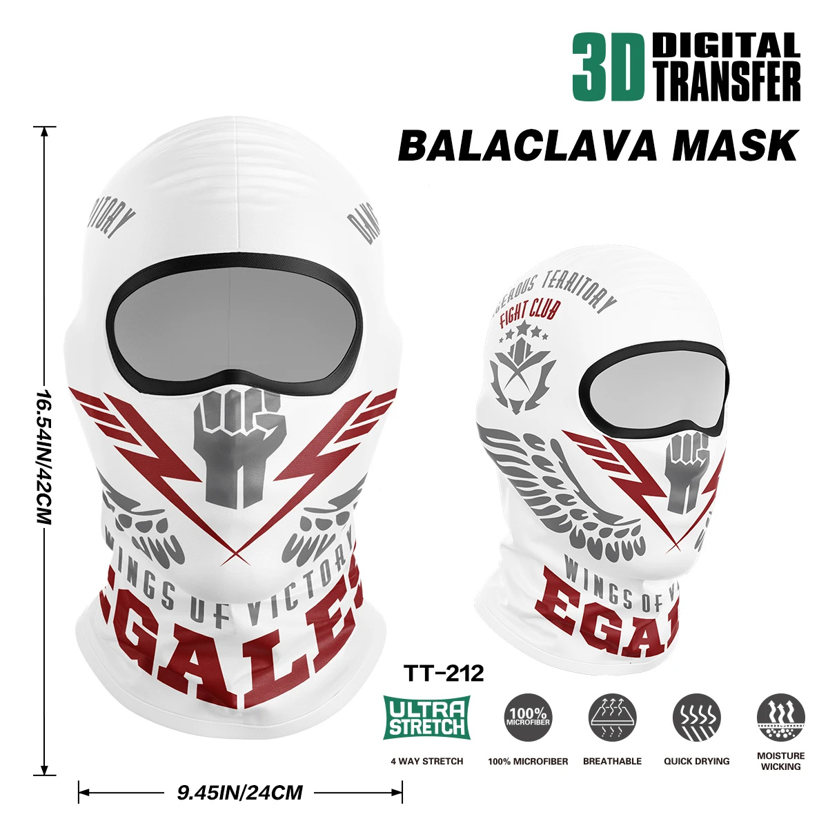 Motorrad Reiten Maske Clown Geist Schädel Sonnenschutz Schnell trocknend Balaclava Sommer Männer Outdoor Fahrrad Kopf Abdeckung Hals Abdeckung – Detail 10