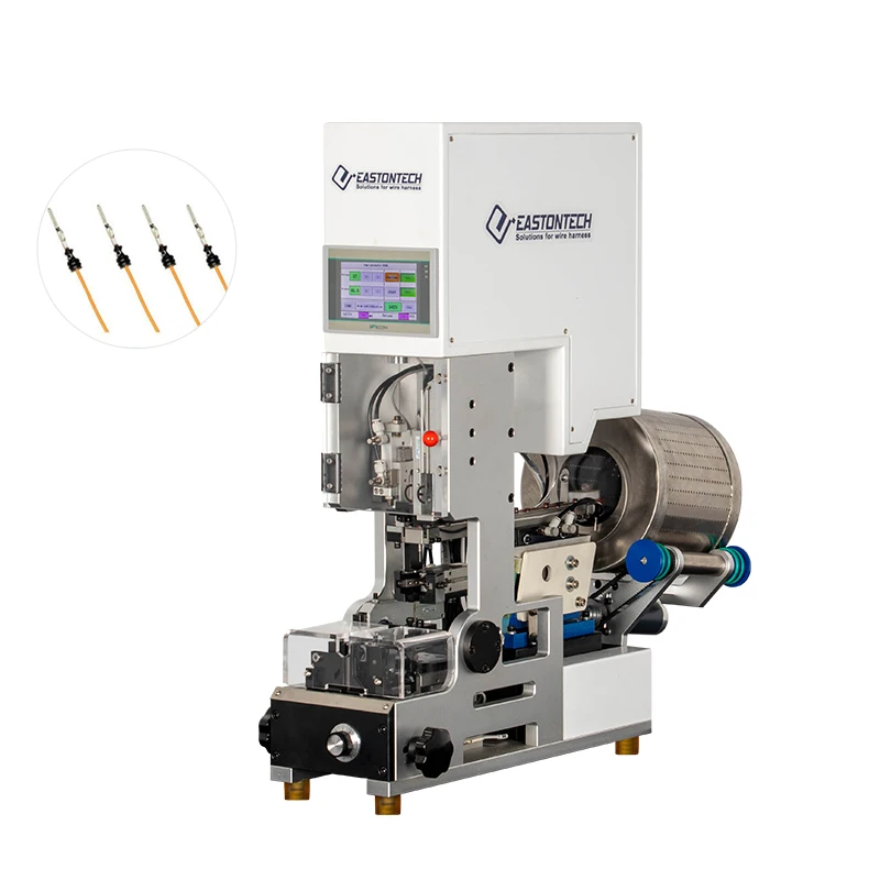 EASTONTECH EW-1570 Automatic Cable Waterproof Plug Sealing Inserting Threading Wire Stripping Tool Crimping Machine
