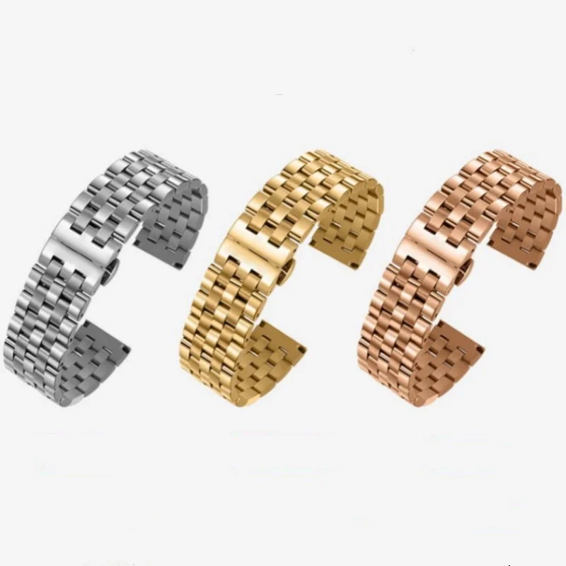 16mm 18mm 20mm 22mm QUICK RELEASE 316L สแตนเลสสตีลสายนาฬิกาสําหรับ Universal นาฬิกาสร้อยข้อมืออุปกรณ์เสริมเครื่องมือ