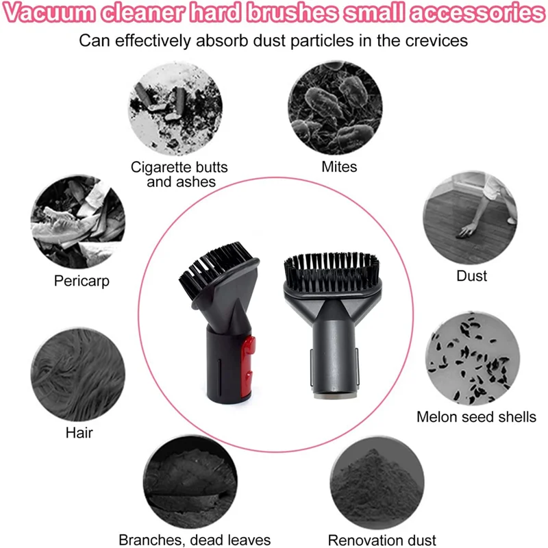 Spazzola antipolvere senza residui, Set di accessori per aspirapolvere, spazzola antipolvere per accessori Dyson V7/V8/V10/V11/V12/V15