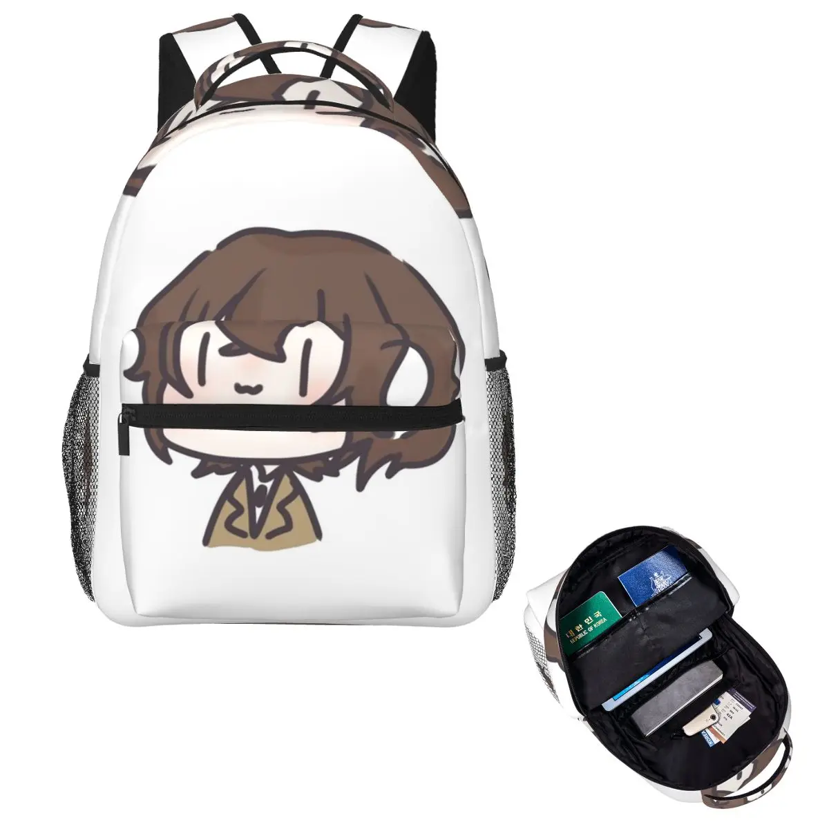

Dazai Version Cute Student Backpack School Bag Hiking Travel Daypack for Men Women Fashion Bookbag Shoulder Bags