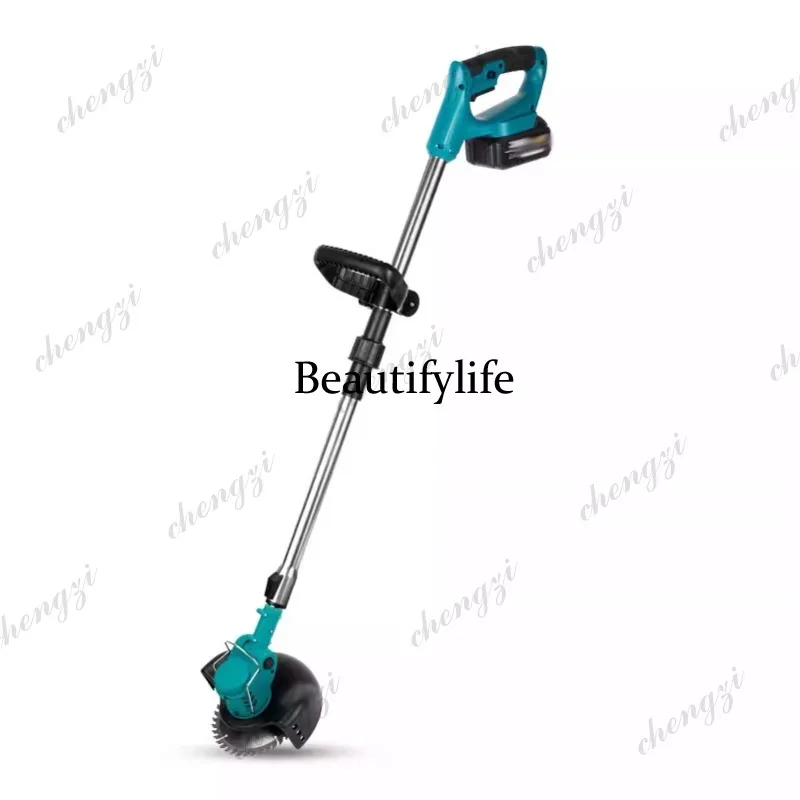 81Folding lithium battery lawn mower lawn mower electric lawn mower multifunctional household small handheld grass trimming tool